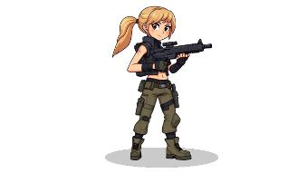 Female soldier